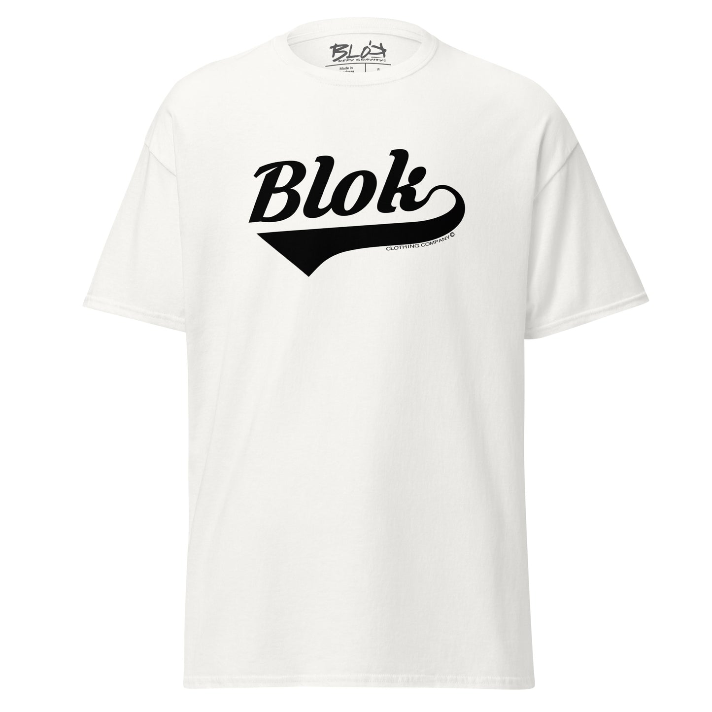 Blok Classic - Front Print - in Black - Men's Loose Fit