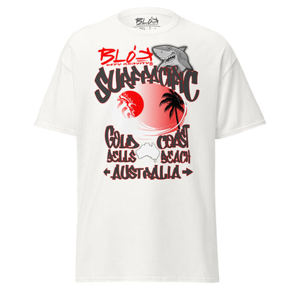 Gold Coast - Front Print - with Red Logo - Men's Loose Fit