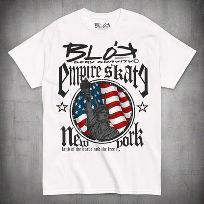 Empire Skate - New York - Front Print - in Black - Men's Loose fit
