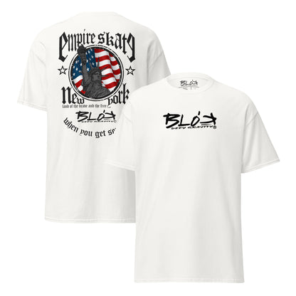 Empire Skate - New York - Back & Front Print - in Black - Men's Loose Fit