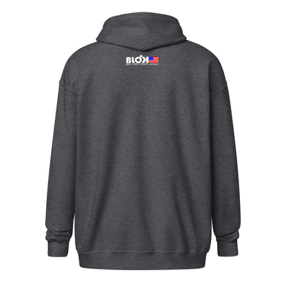Blok Registered New York London Japan Premium zipped hoodie