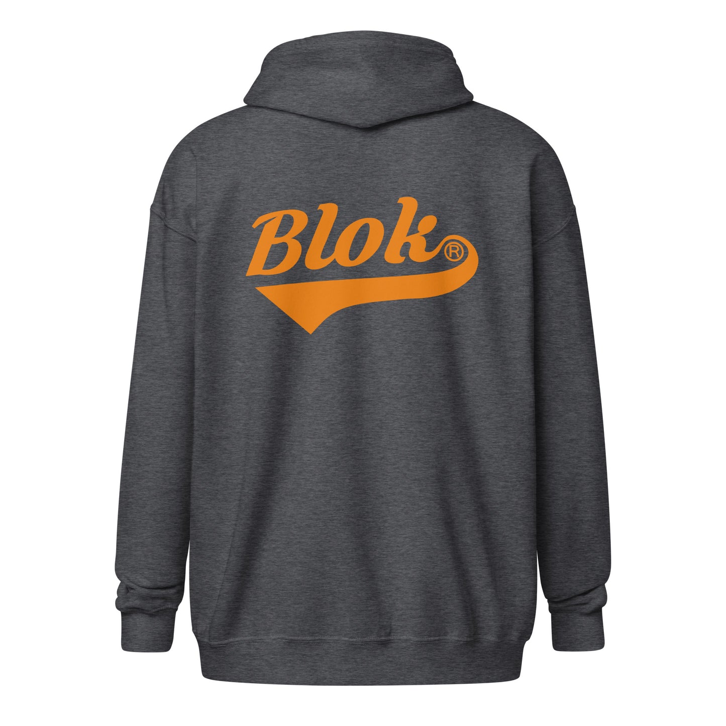 Blok Classic Front and Back Logo Premium Zipped Hoodie