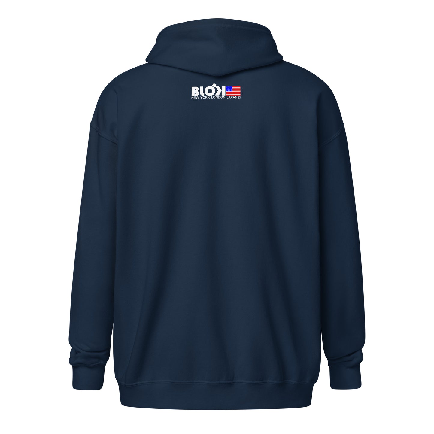 Blok Registered New York London Japan Premium zipped hoodie