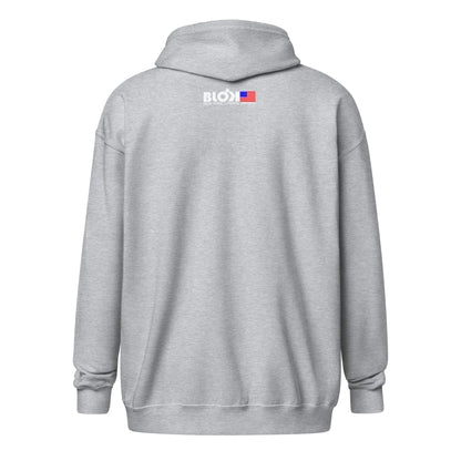 Blok Registered New York London Japan Premium zipped hoodie