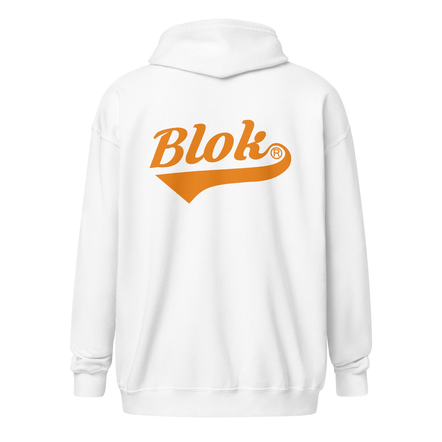 Blok Classic Front and Back Logo Premium Zipped Hoodie