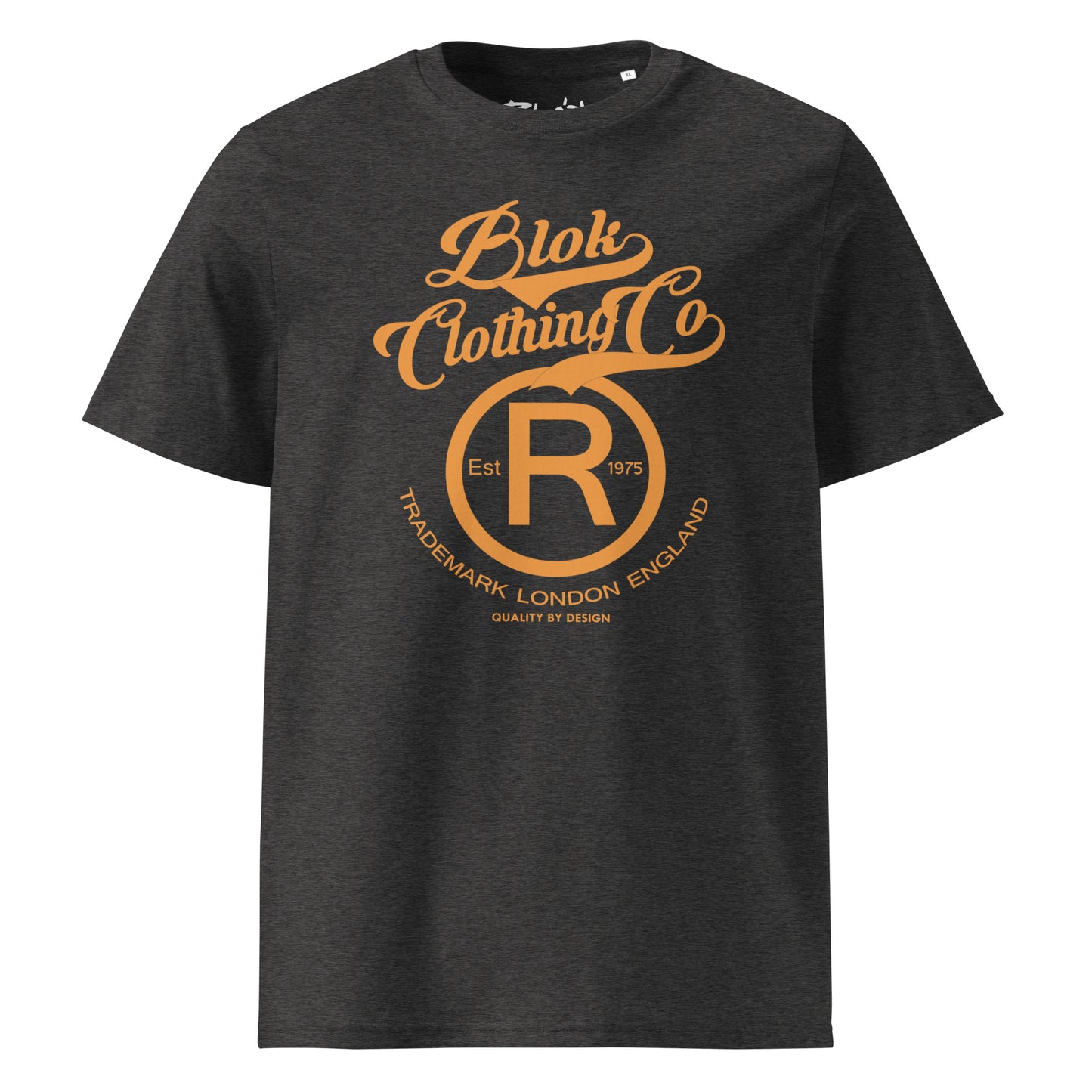 Registered Big R - Front Print in Orange - Men's Classic Fit Orange Graphic T-Shirt