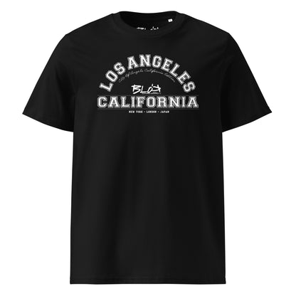 BLOK Los Angeles California - White Front Print Women's Relaxed Fit Graphic T-Shirt