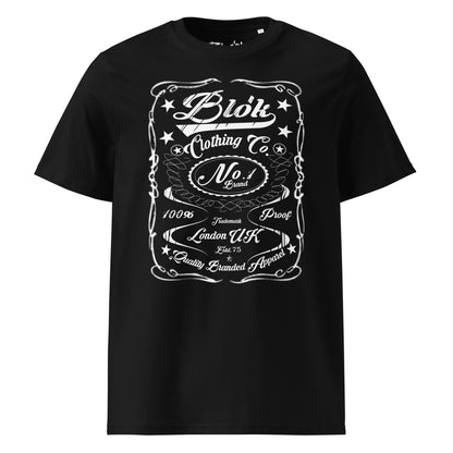 BLOK Retro Cursive Style - White Front Print Women's Relaxed Fit Graphic T-Shirt