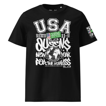 Queens - 50 States - Front Print - with White Logo - Men's Classic Fit