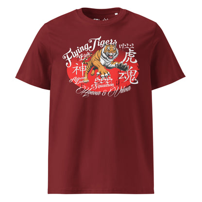 Original Flying Tigers - Front Print in White & Red - Men's Classic Fit