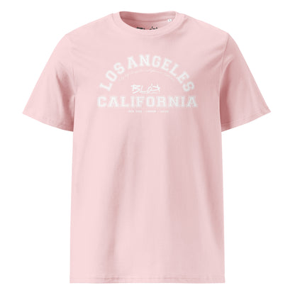 Los Angeles California - in White Print - Womens Relaxed Fit