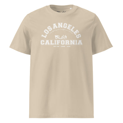 Los Angeles California - in White Print - Womens Relaxed Fit