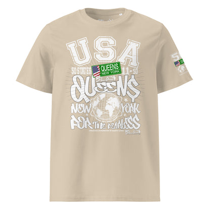 Queens - 50 States - Front Print - with White Logo - Men's Classic Fit