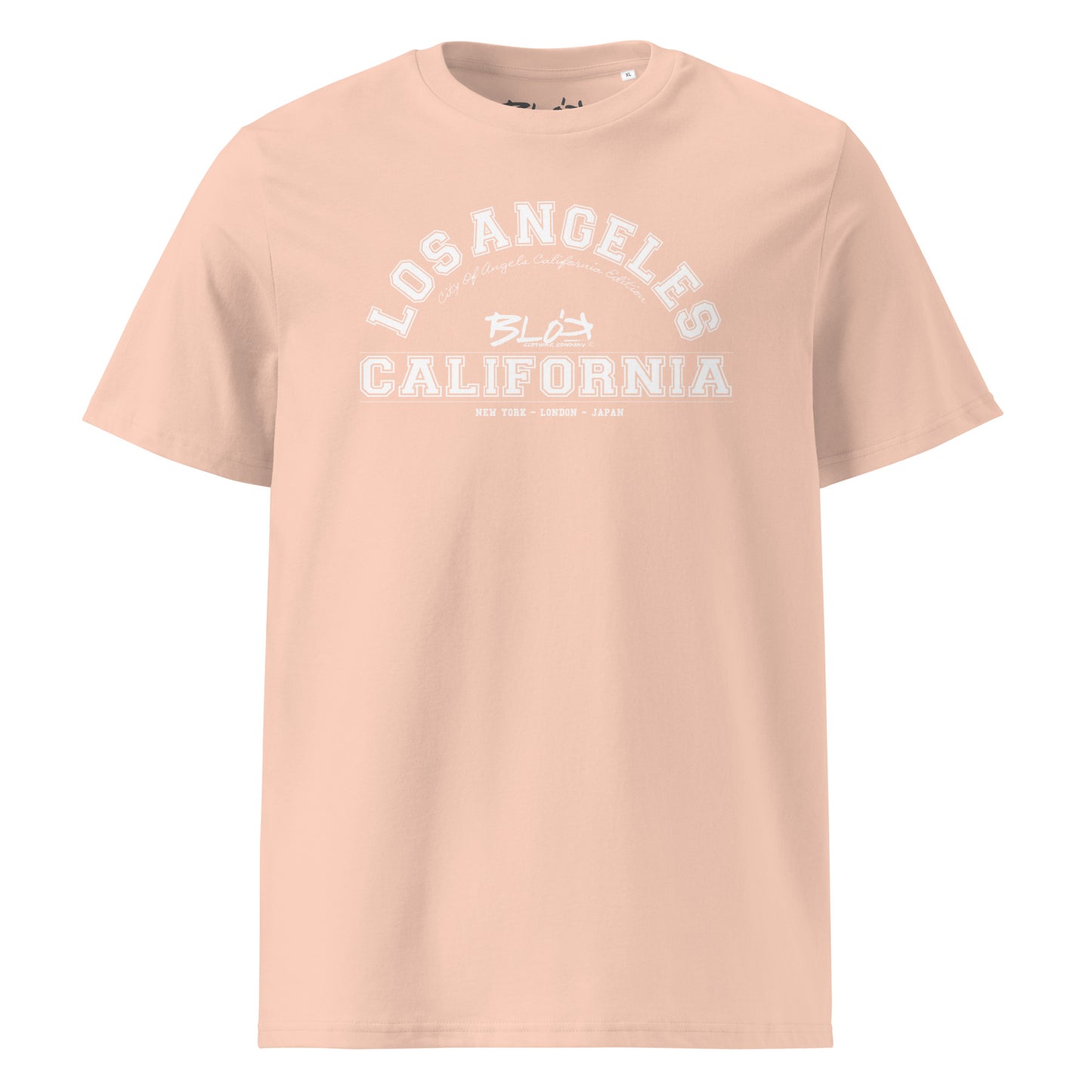 Los Angeles California - in White Print - Womens Relaxed Fit