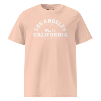 Los Angeles California - in White Print - Womens Relaxed Fit