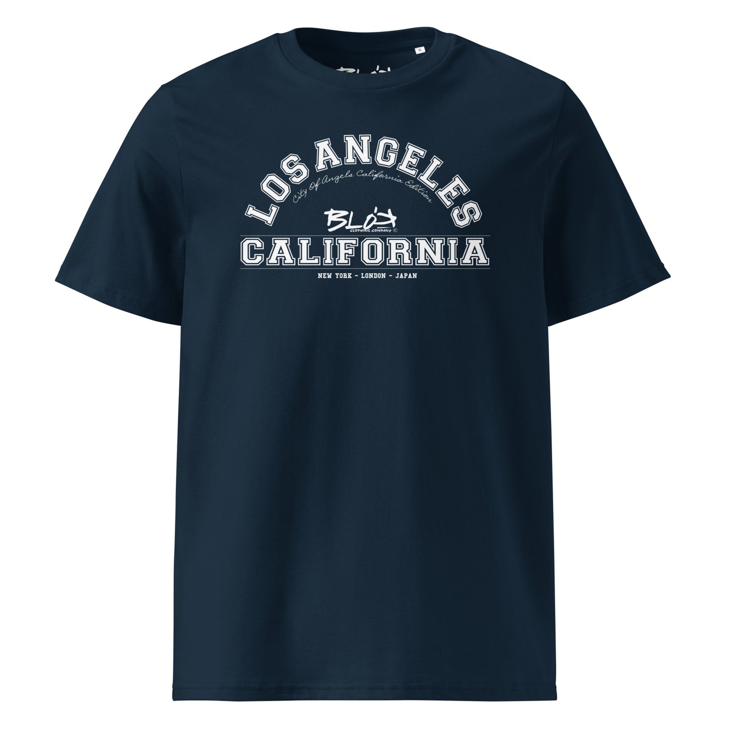 Los Angeles California - in White Print - Womens Relaxed Fit