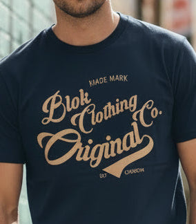 Original Clothing Company - with Gold Print - Men's Classic Fit Graphic T-Shirt