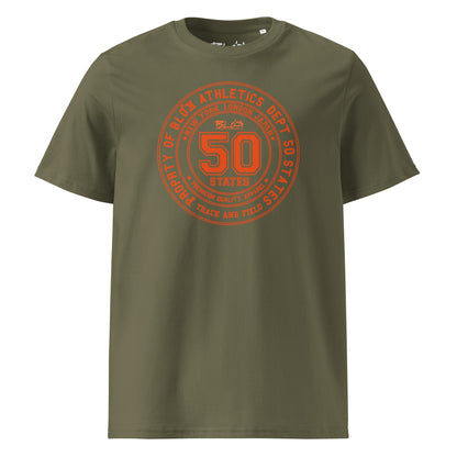 50 State Athletic Dept. - Orange Print - Women's Relaxed Fit
