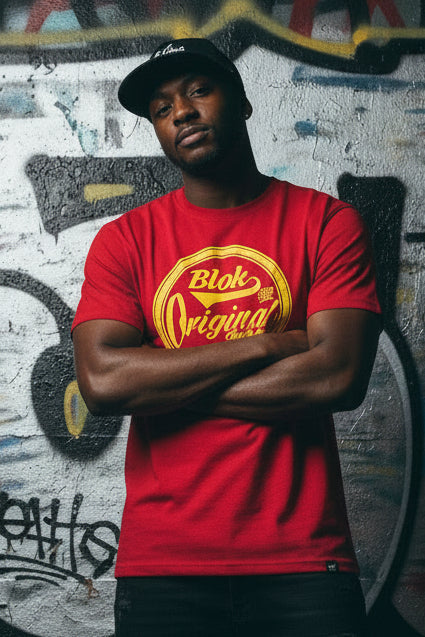 Quality by Design - Yellow Print - Men's Classic Fit Graphic T-Shirt
