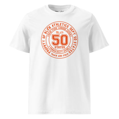 50 State Athletic Dept. - Orange Print - Women's Relaxed Fit