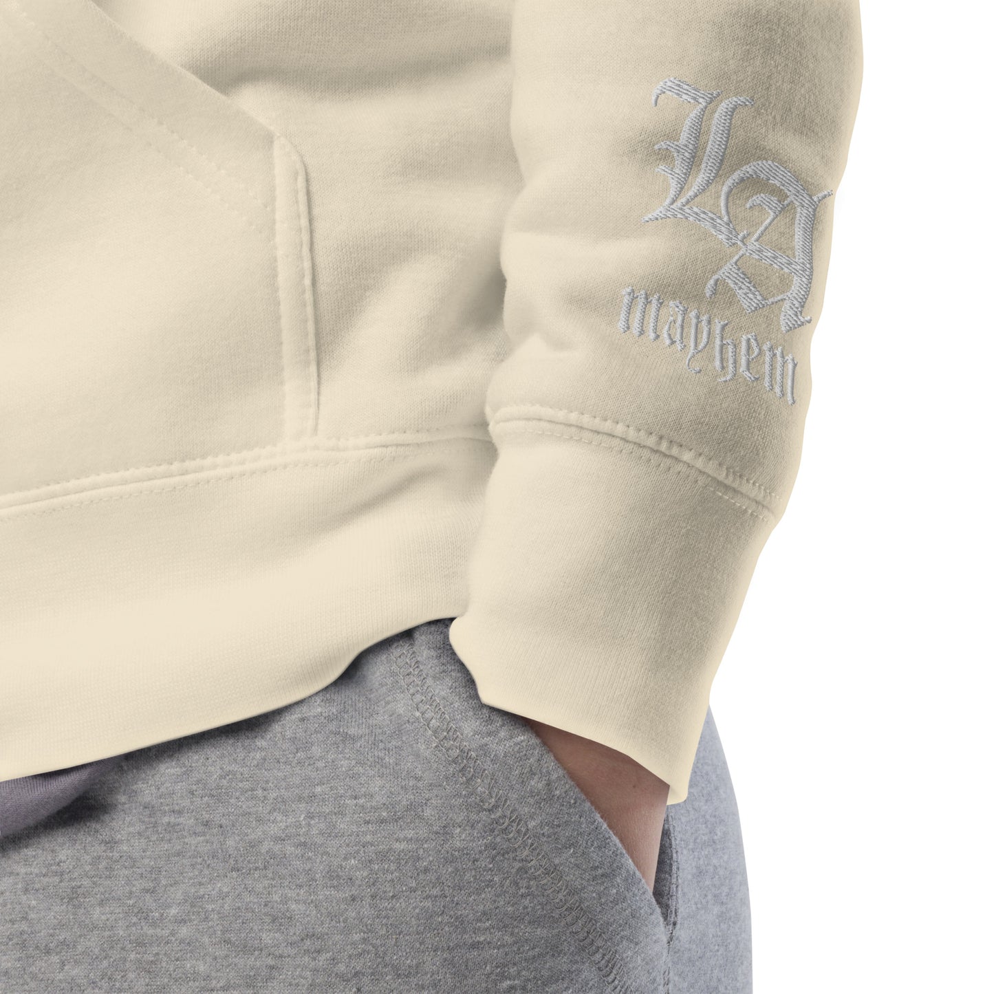 LA Mayhem - Embroidered Front & Arm Design - Men's Hoodie