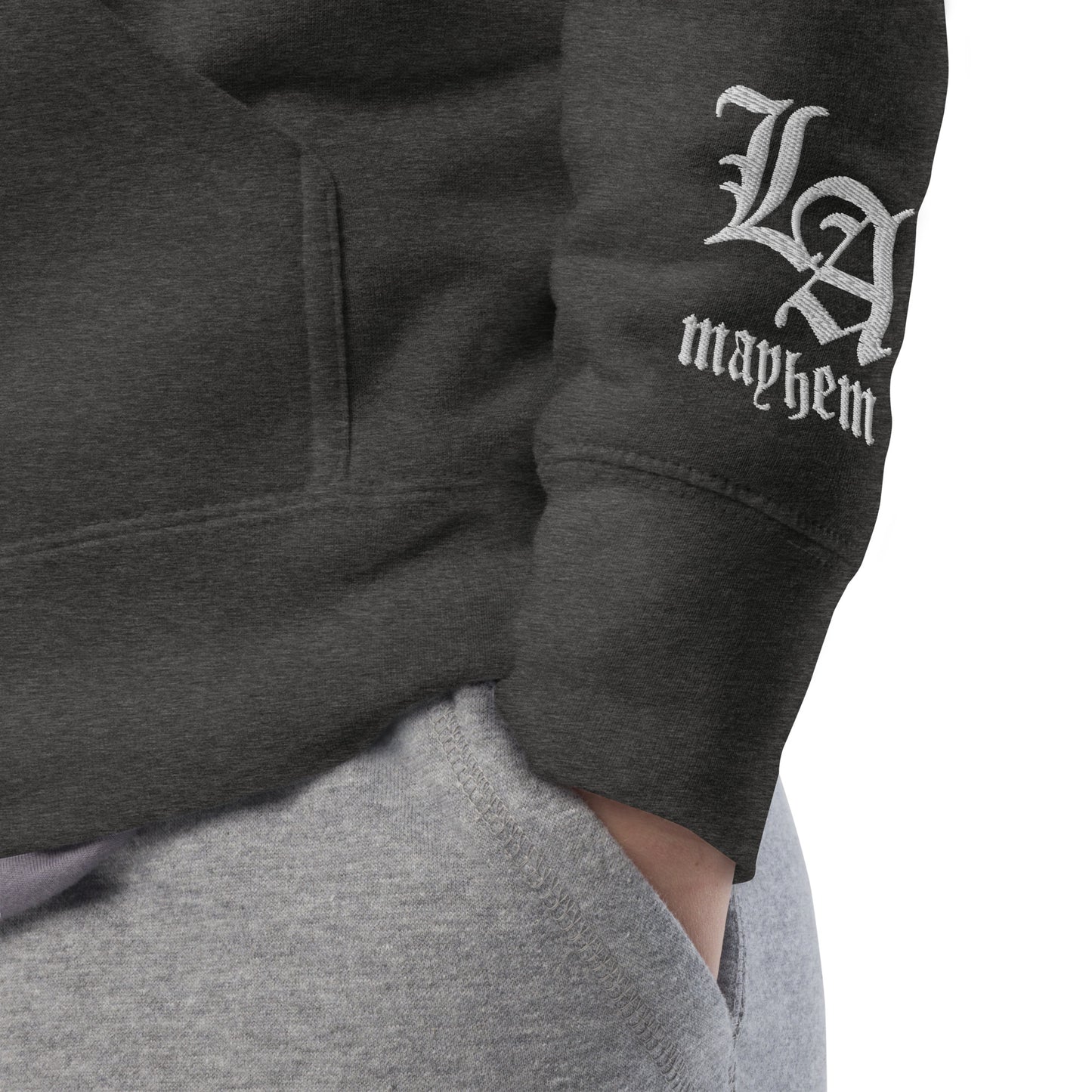 California Mayhem - Front Print & Embroidered Arm - Men's Graphic Hoodie