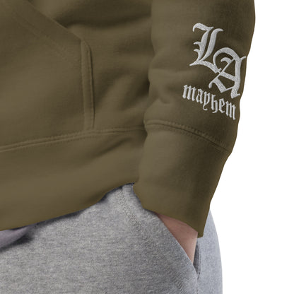LA Mayhem - Embroidered Front & Arm Design - Men's Hoodie