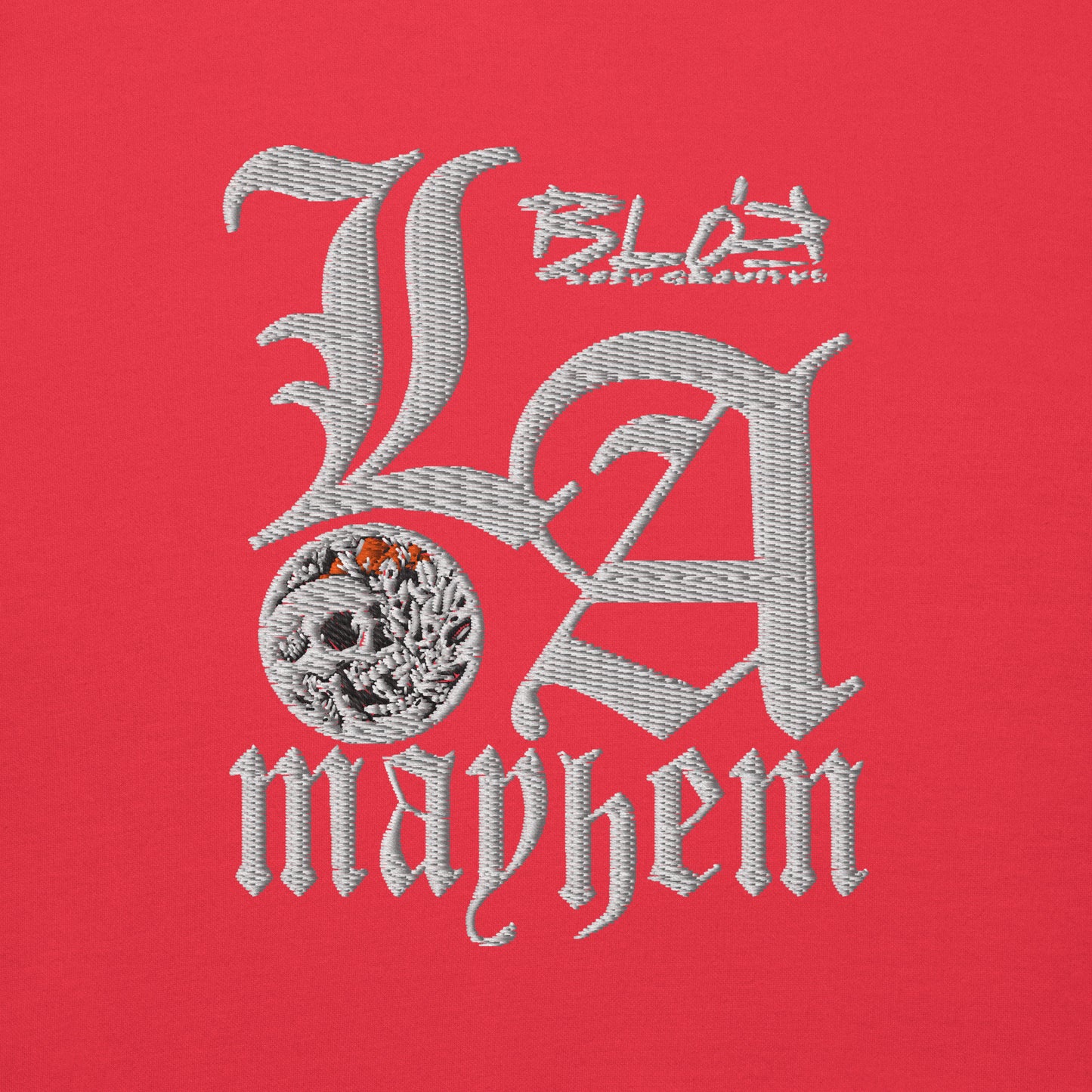 LA Mayhem - Embroidered Front & Arm Design - Men's Hoodie