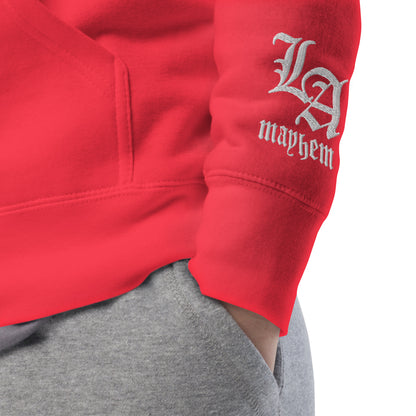 LA Mayhem - Embroidered Front & Arm Design - Men's Hoodie