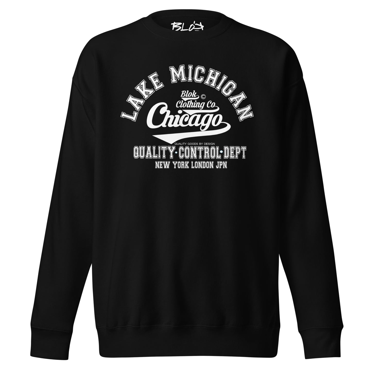 Chicago - 50 States - with White Print - Women's Sweatshirt