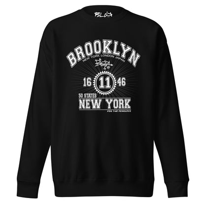 Brooklyn New York - Front Print White - Women's Sweatshirt