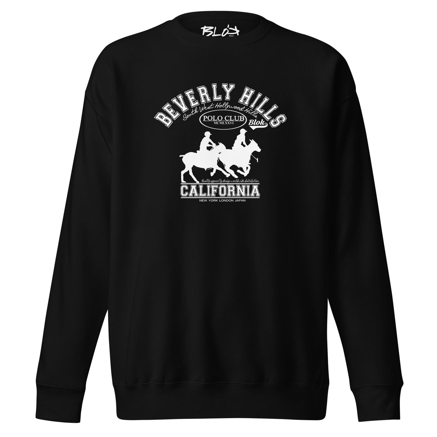 Beverly Hills Polo Club - with White Print - Women's Sweatshirt