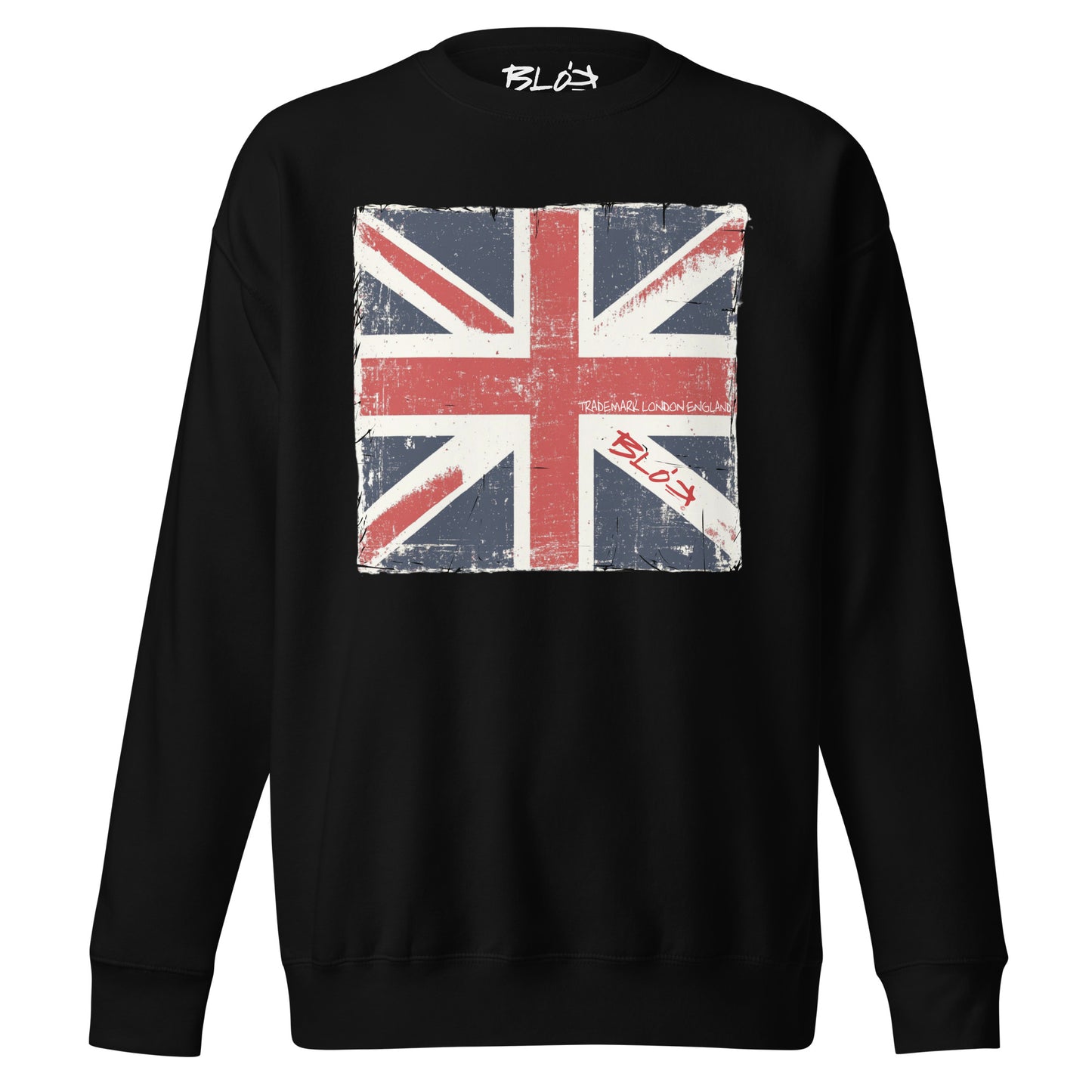 Blok London Flag - Front Print - Women's Sweatshirt