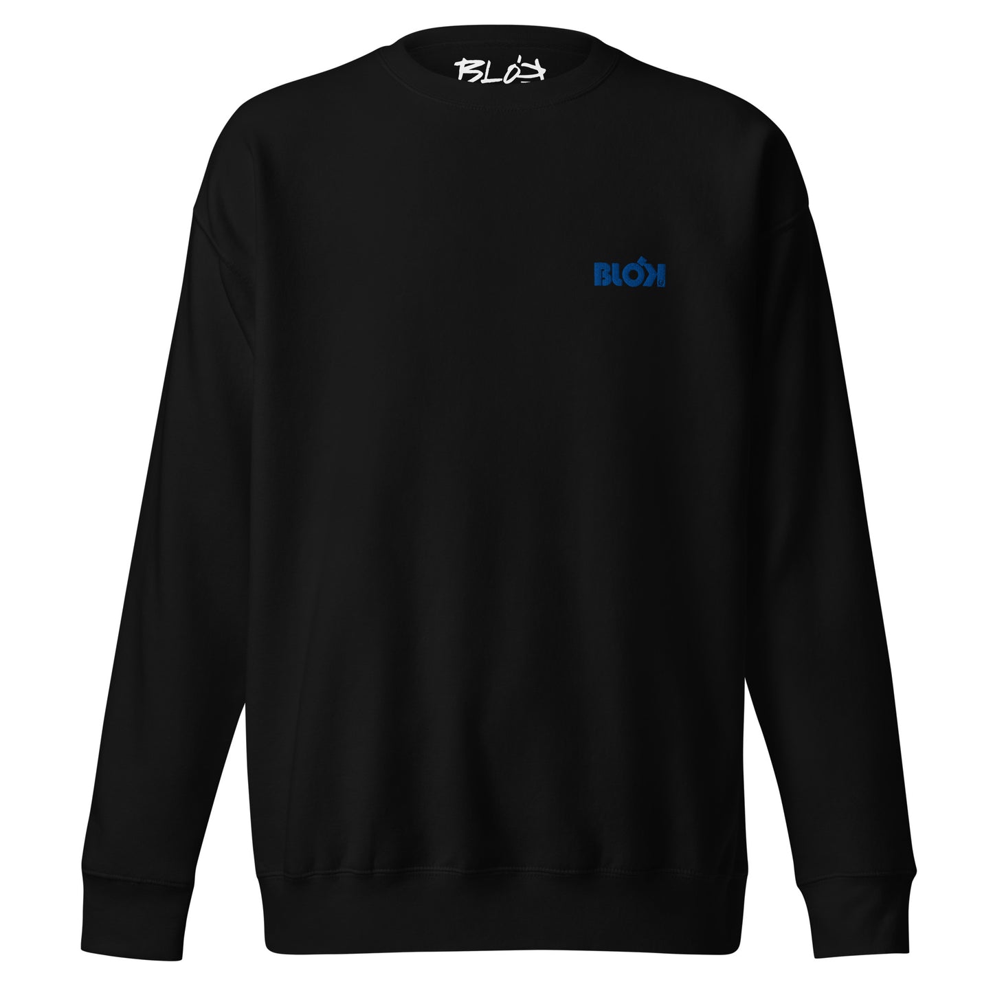 Blok OG Logo - Embroidered Blue - Women's Sweatshirt