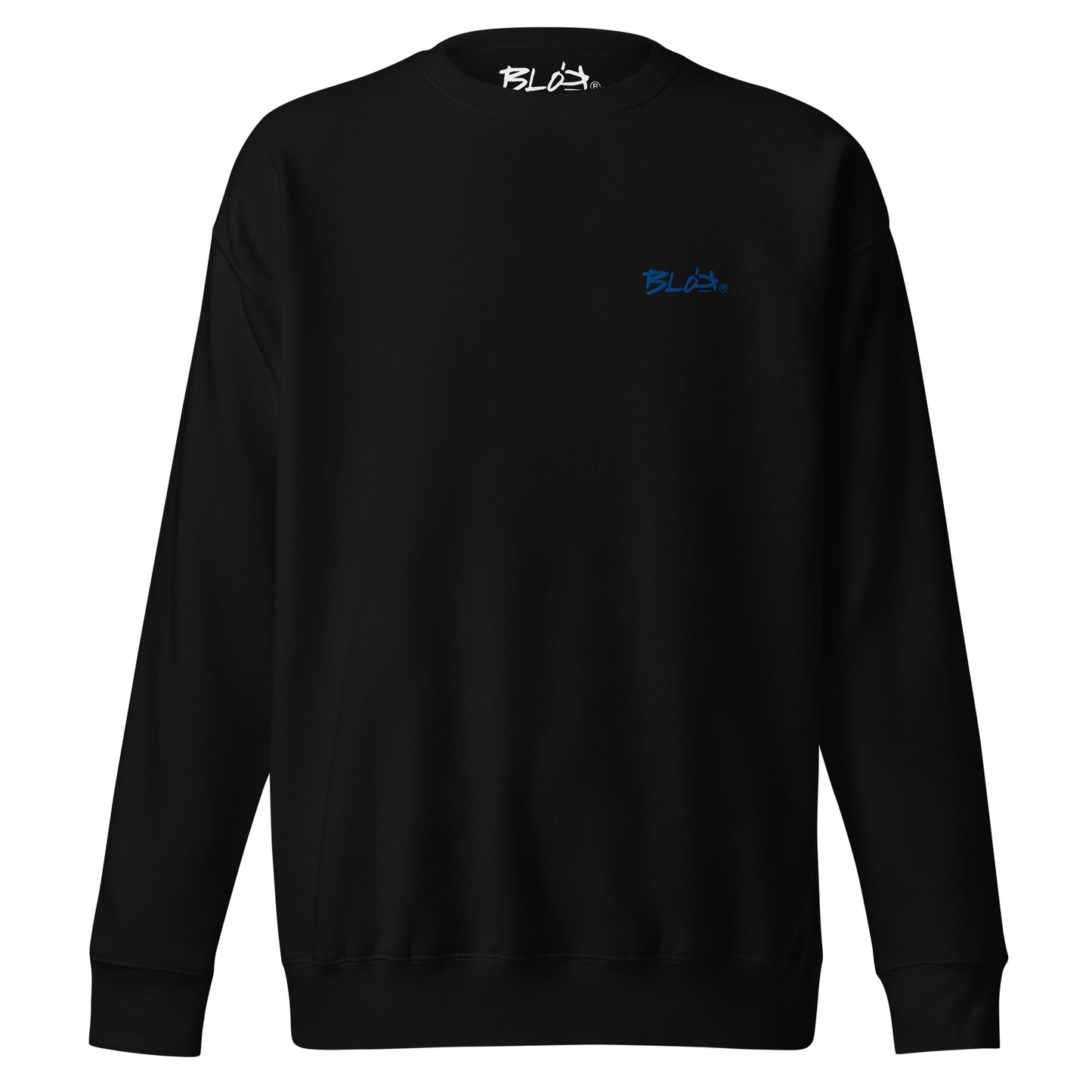 Blok Essentials Small Logo - Blue Front Logo - Men's Embroidered Sweatshirt