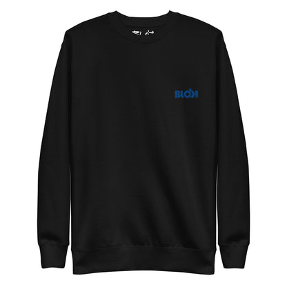Blok OG Logo - Embroidered Blue - Men's Sweatshirt