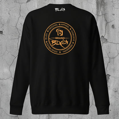 Original Apparel Stamp - Orange Print - Men's Sweatshirt