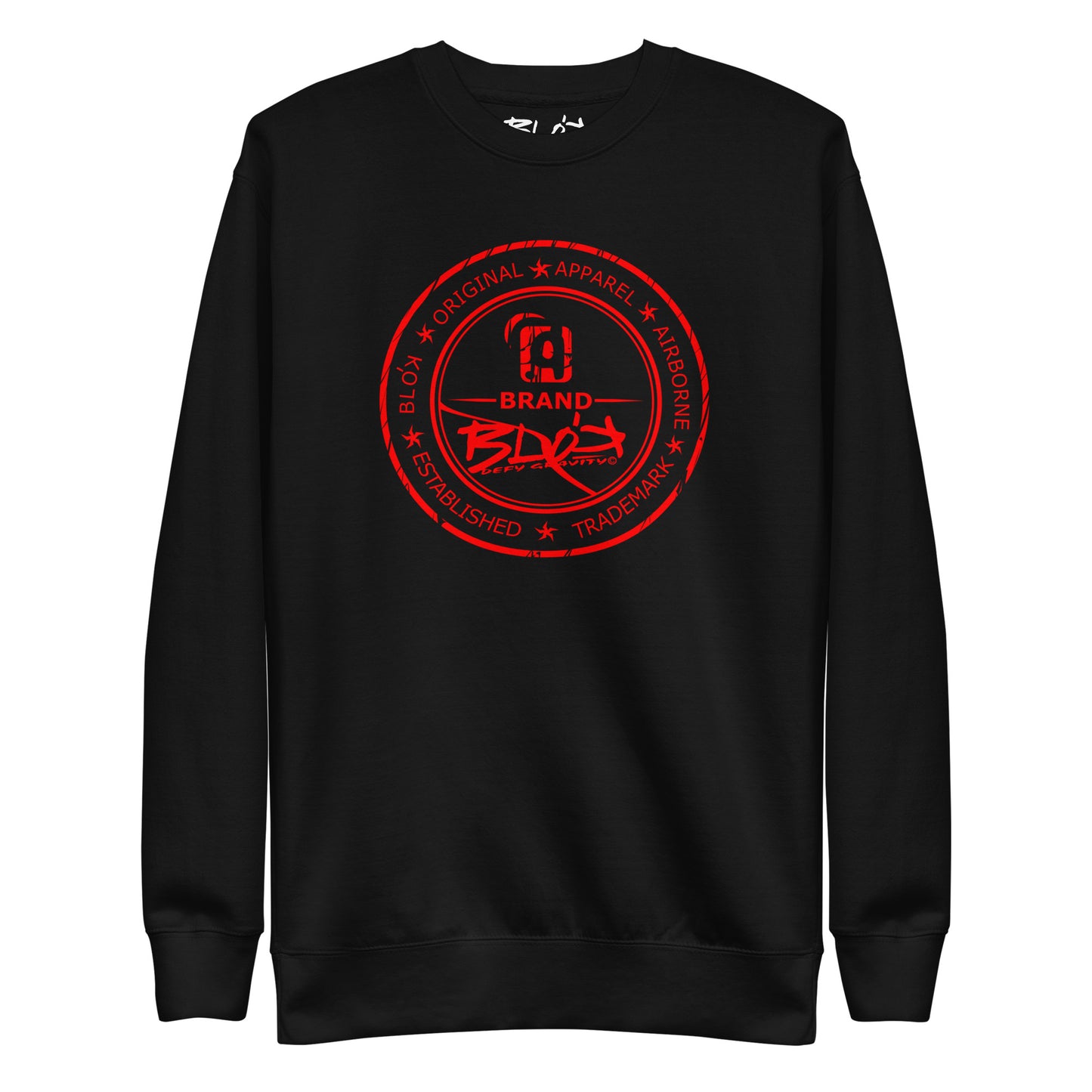 Original Apparel Stamp - Red Print - Men's Sweatshirt