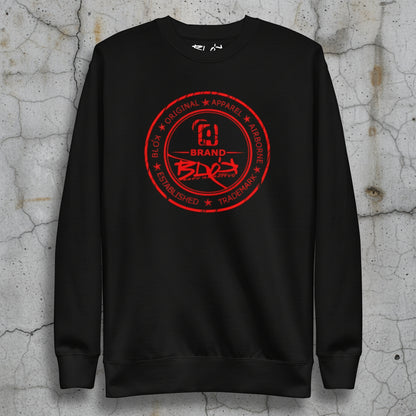 Original Apparel Stamp - Red Print - Men's Sweatshirt