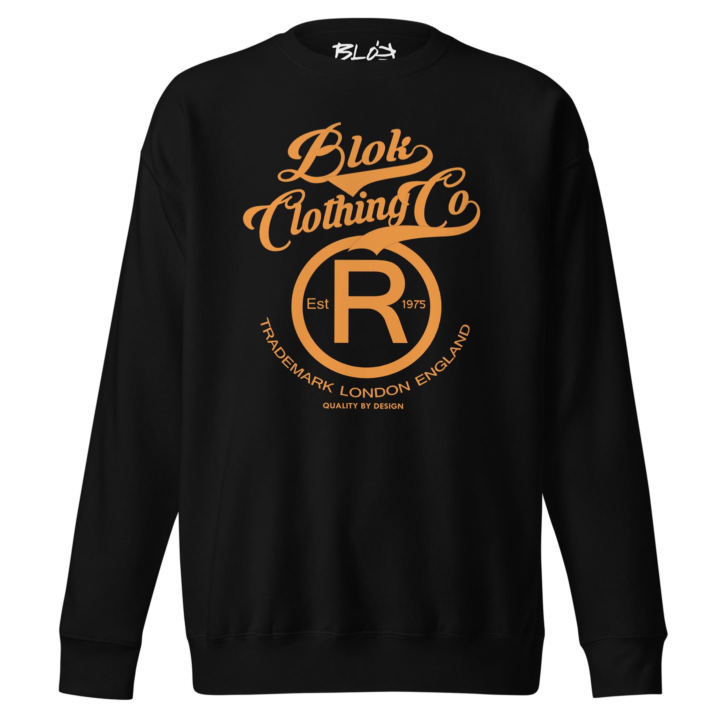 Registered Big R - with Orange Print - Men's Sweatshirt