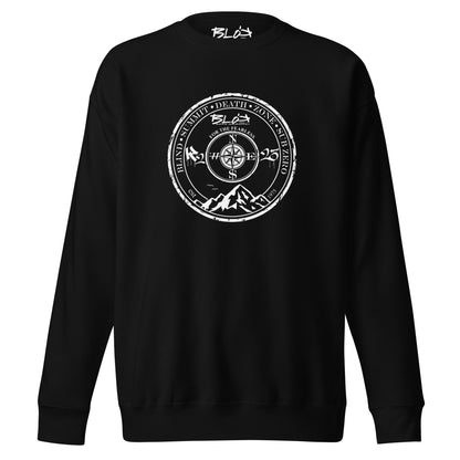 Blind Summit - Front Print in White - Men's Graphic Sweatshirt