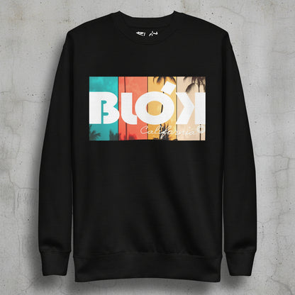 California palm - Front Print - Men's Graphic Sweatshirt