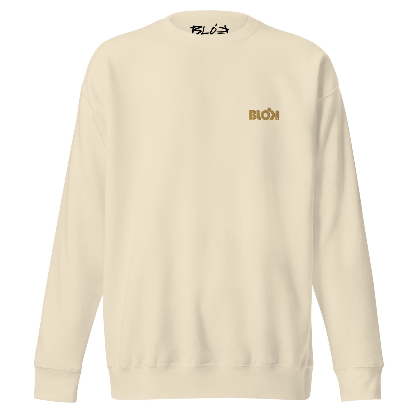 Blok OG Logo - Embroidered Gold - Women's Sweatshirt