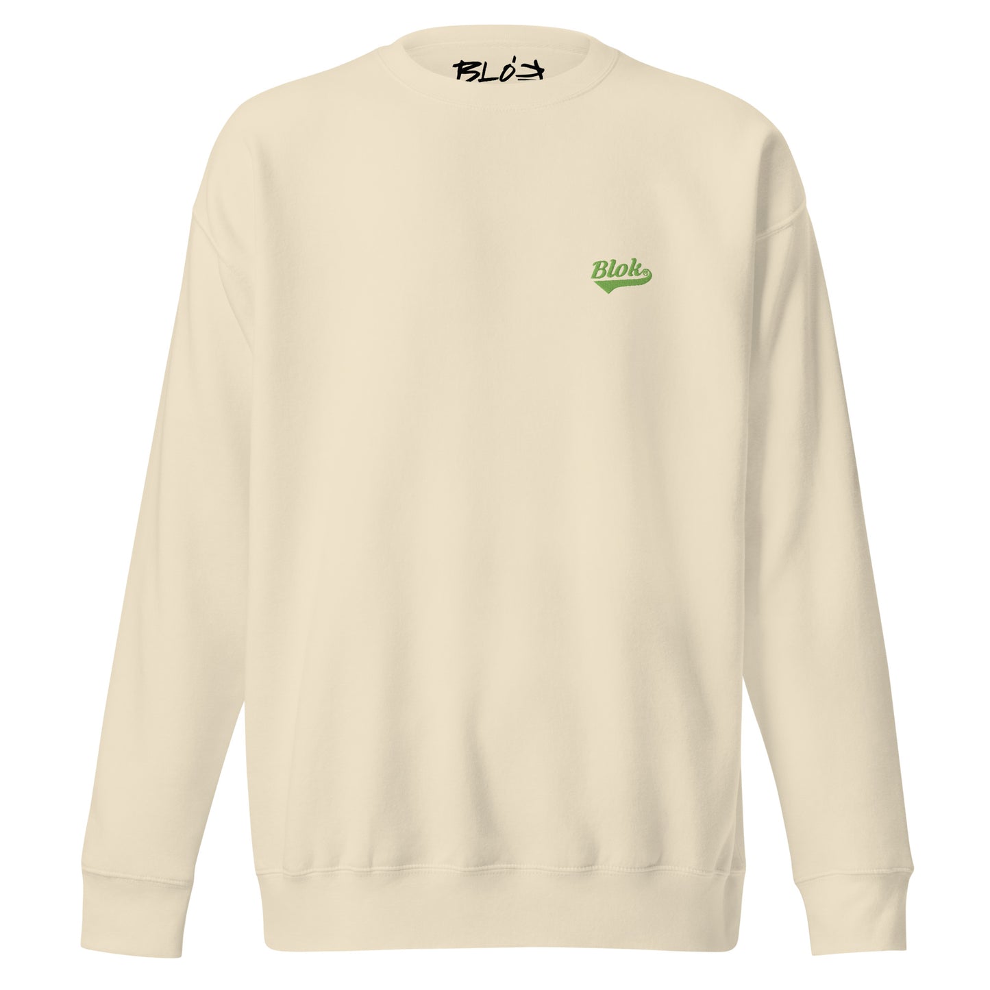 Blok Classic - Embroidered Green - Women's Sweatshirt