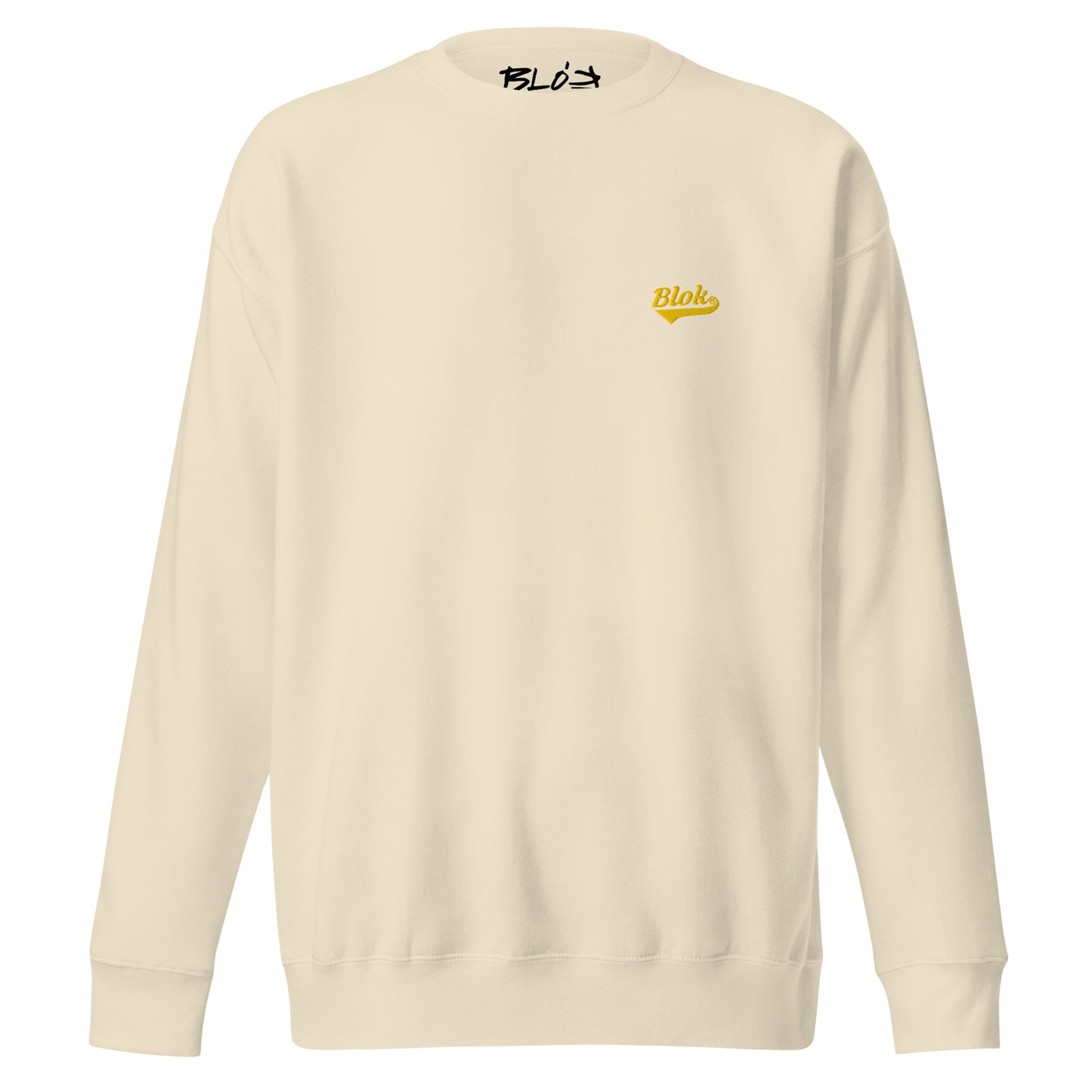 Blok Classic - Embroidered Yellow - Women's Sweatshirt