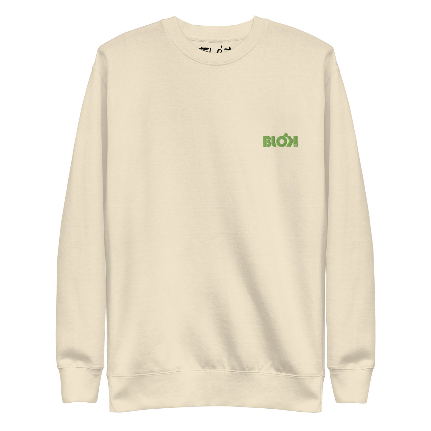 Blok OG Logo - Embroidered Green - Men's Sweatshirt