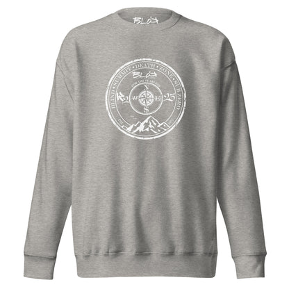 Blind Summit - Front Print in White - Women's Sweatshirt