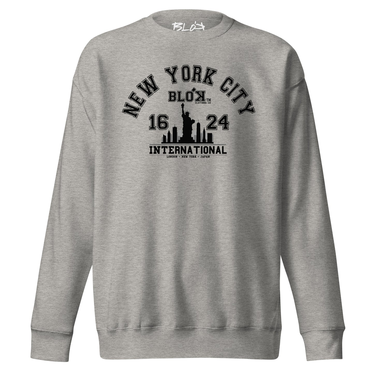 N.Y.C International - with Black Print - Women's Sweatshirt