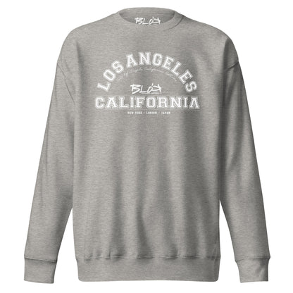 Los Angeles California - in White Print- Women's Sweatshirt