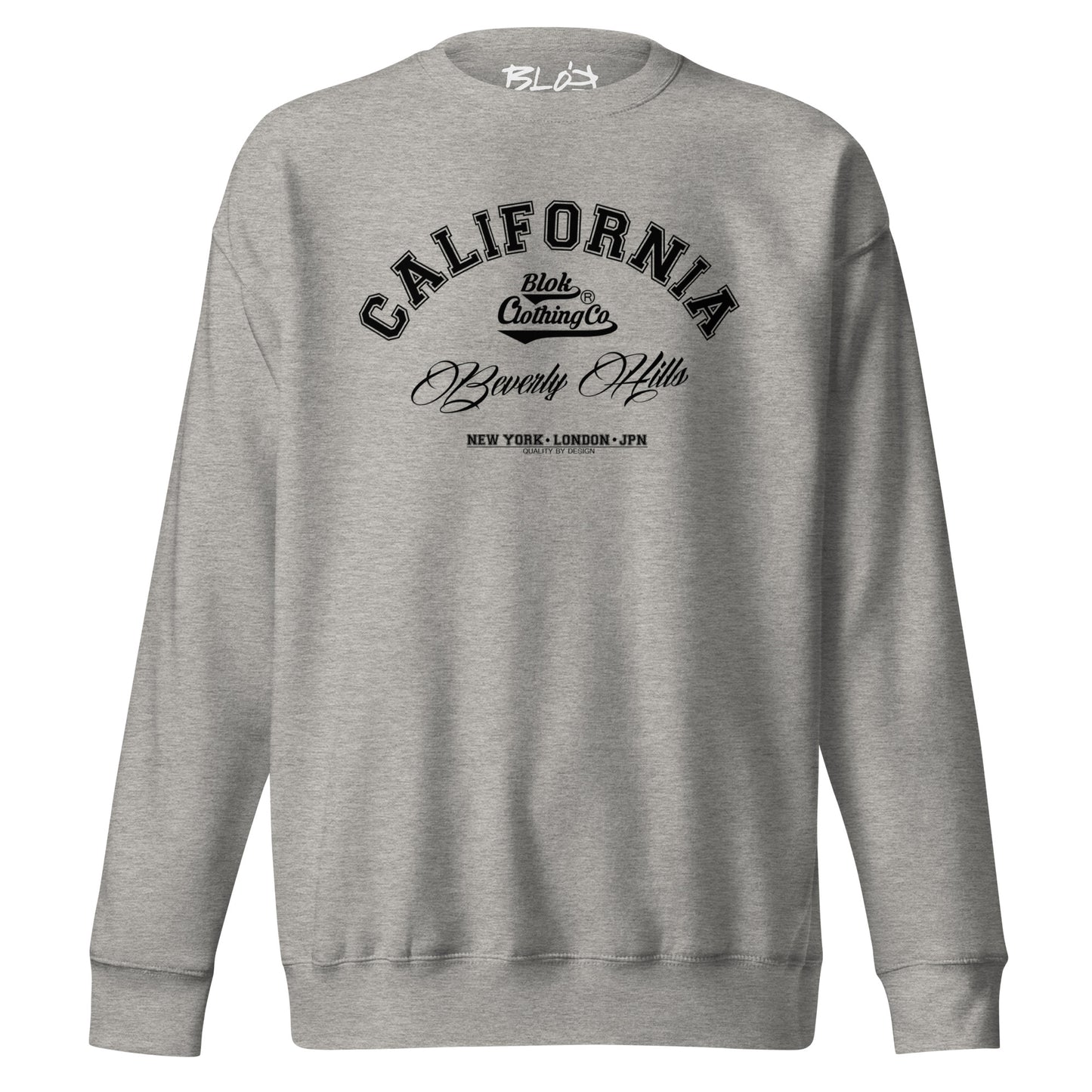 California Beverly Hills - Black Print - Women's Sweatshirt